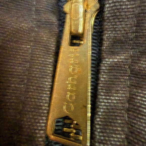 Vintage 2XL Carhartt Mens Brown Insulated Work Vest - Picture 6 of 10